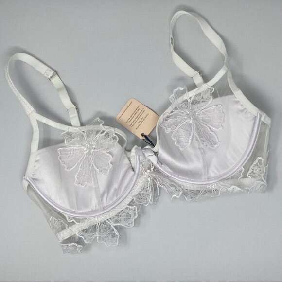 Agent Provocateur Seraphina White 36C Bra NWT $300 - Picture 9 of 12